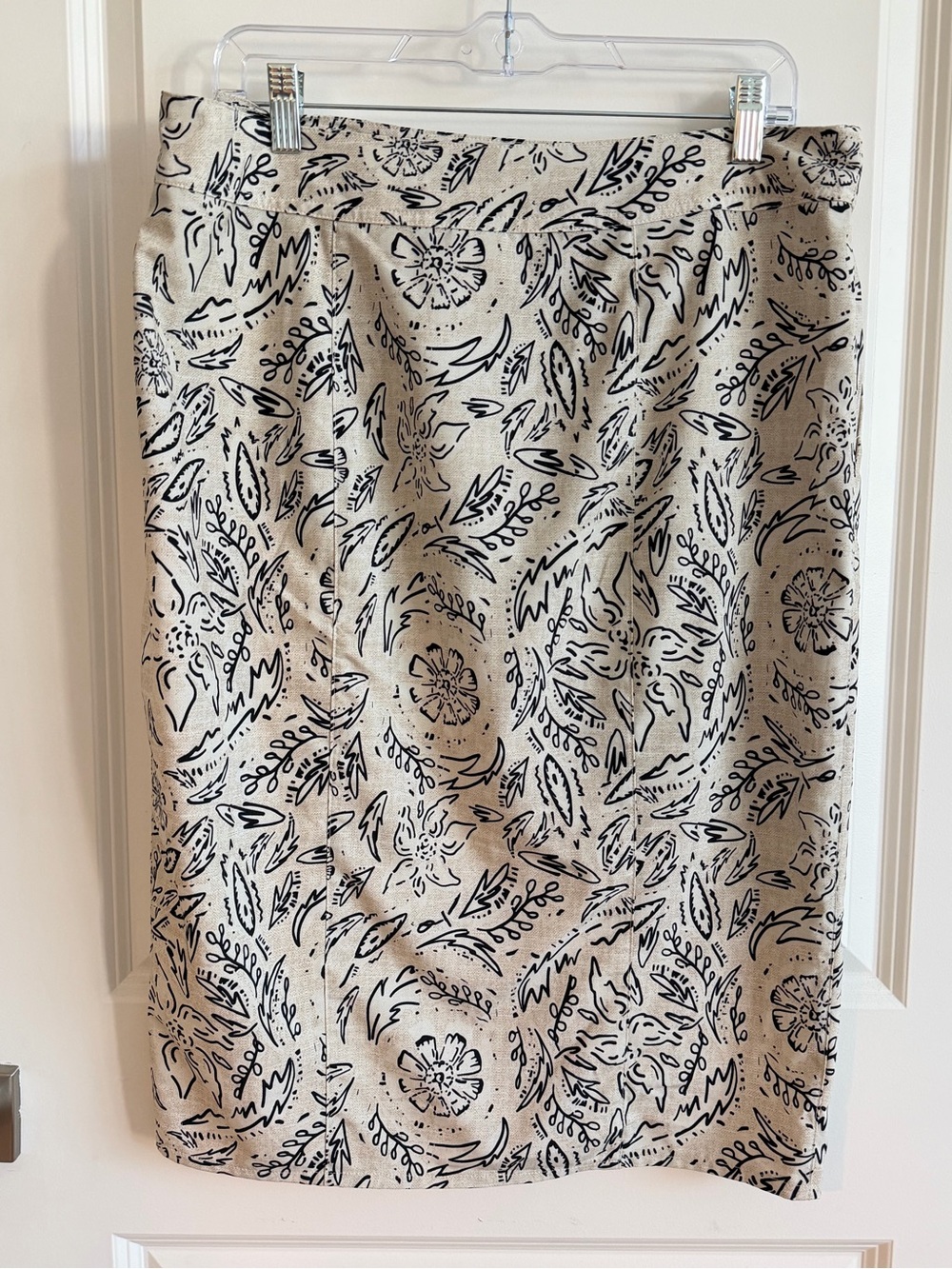 Ripskirt Hawaii Wrap Skirt Size Large Blue Cream